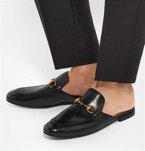 gucci backless loafers men|gucci loafers men casual.